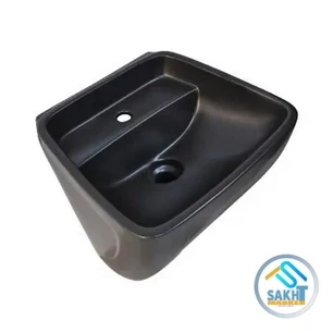 خرید روشویی نیم پایه کرون سفید درجه 1 سایز 4245 مروارید BS-SM