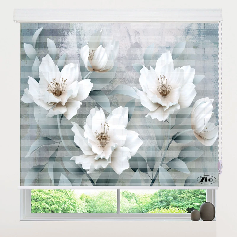 پرده زبرا زیو مدل 3D-1065سایز 150x150 سانتی متر