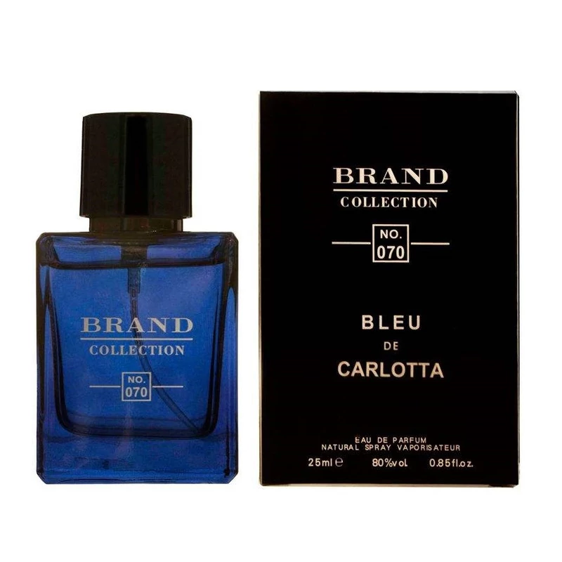 عطر جیبی مردانه بلو چنل برند کالکشن مدل 070 حجم 25 میل