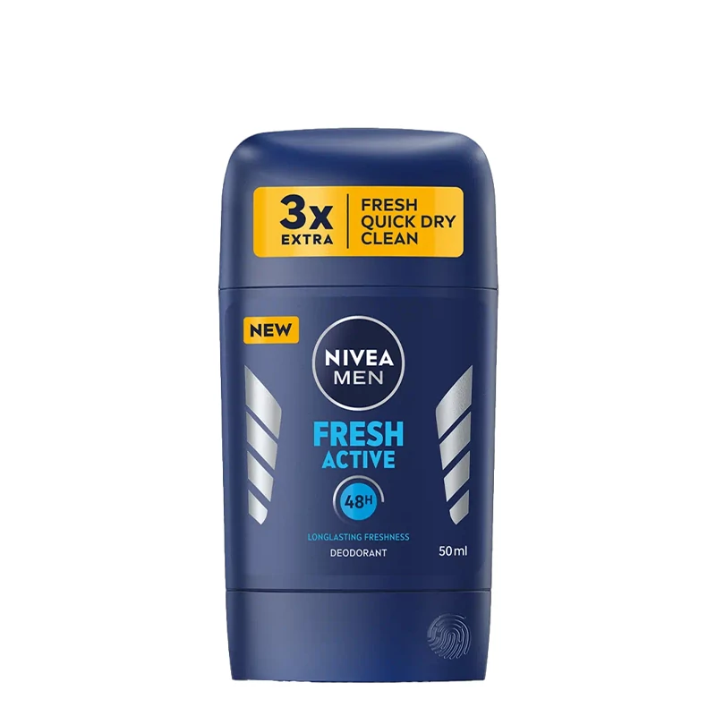 اسپری مردانه نیوآ NIVEA مدل فرش اکتیو آبی FRESH با ماندگاری 48 ساعته