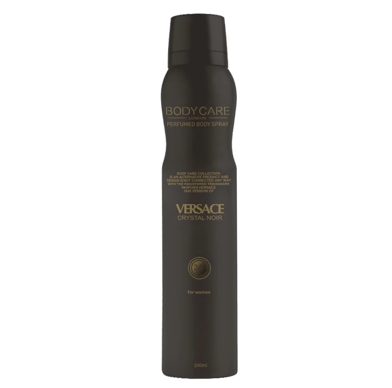 بادی کر اسپری بدن ورساچه کریستال نویر (Body Care Versace Crystal Noir Body Spray 200 Ml)