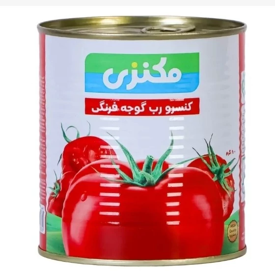 رب گوجه فرنگی مکنزی مقدار(800 گرم)