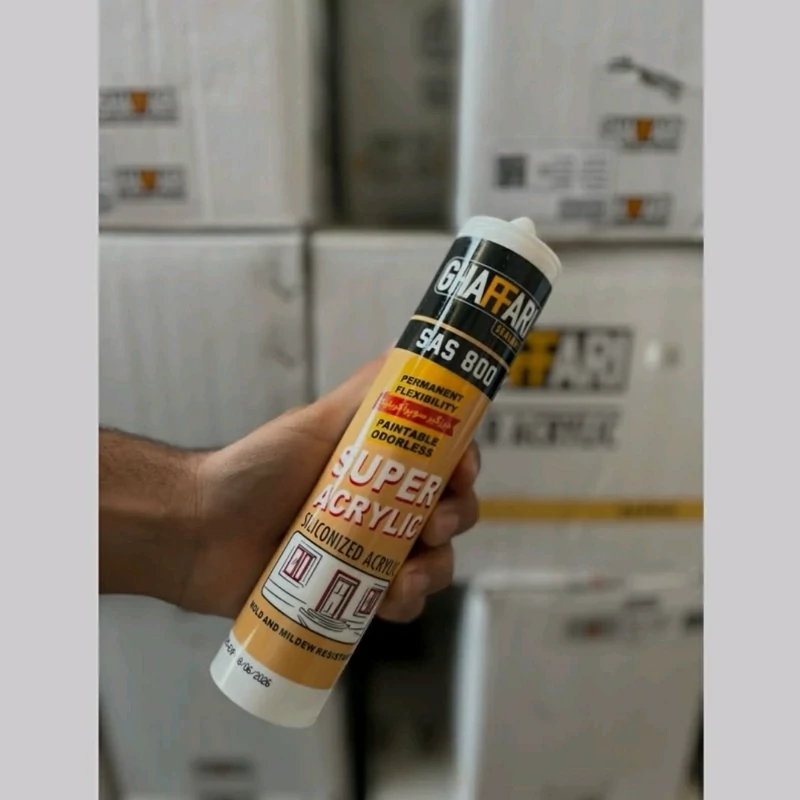 چسب سیلیکونی سوپر آکریلیک غفاری SAS800 حجم 310 میلی لیتر