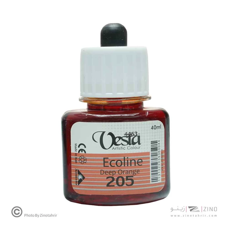 vesta / وستا / اکولین / 40 میل / deep orange / کد 205