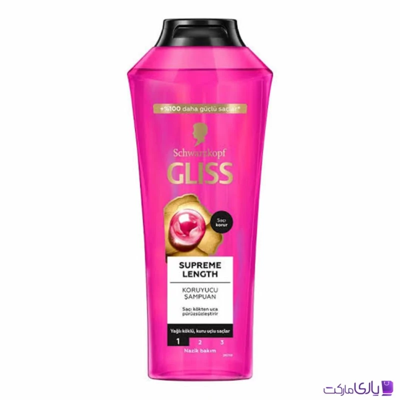 شامپو گلیس مدل SUPREME LENGTH حجم 400 میل