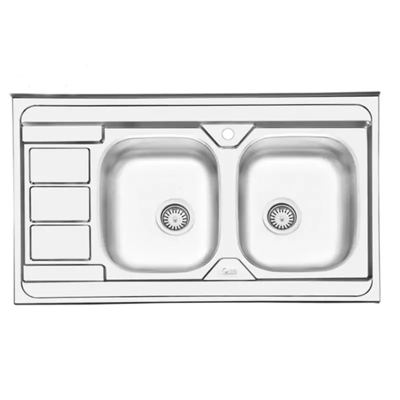 سینک ظرفشویی ایلیا استیل مدل 3051 نیمه فانتزی (پس کرایه)