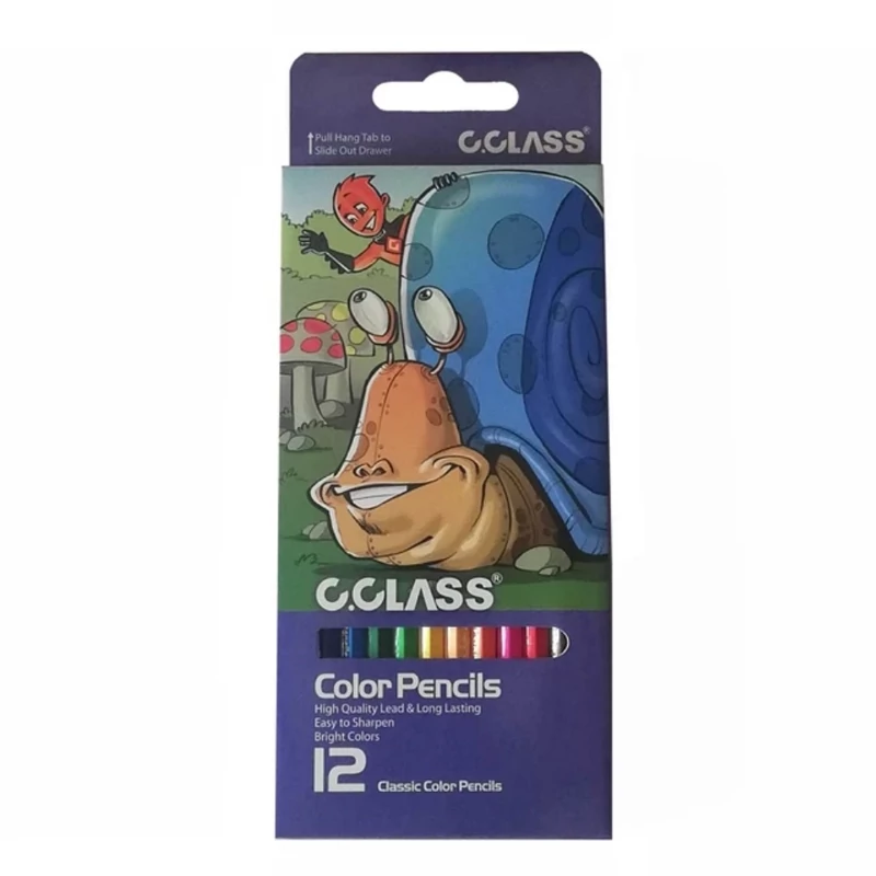 مداد رنگی 24 رنگ سی کلاس c class