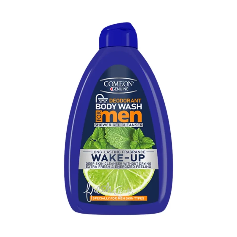 شامپو بدن ژلی ویک آپ مناسب آقایان کامان حجم 510ml