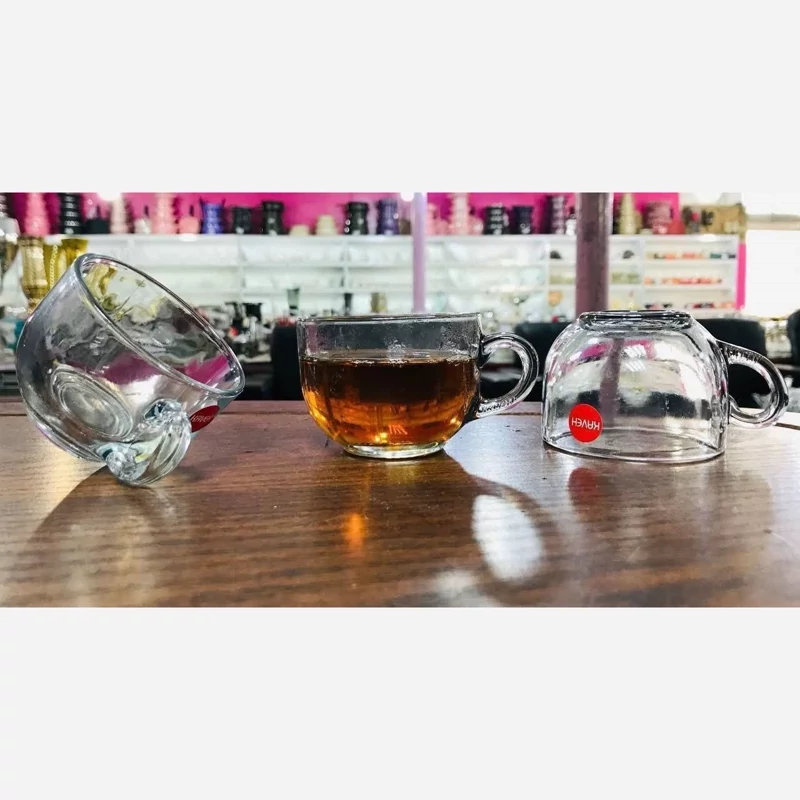 فنجان شیشه ای کوچک بسته 6 عددی