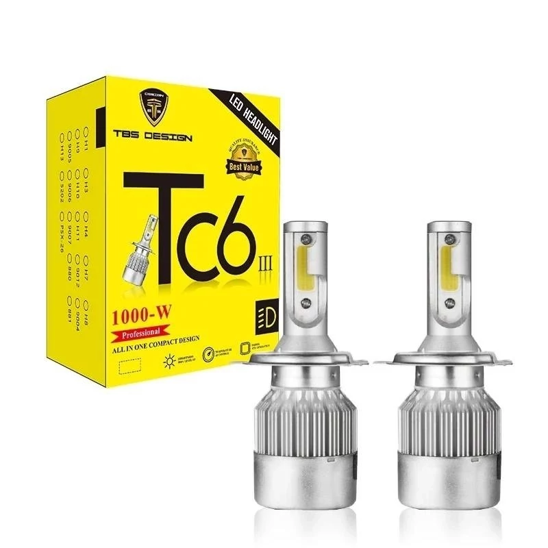 هدلایت توبیز مدل Tc6 پایه H1 (بسته 2 عددی) نور سفید یخی