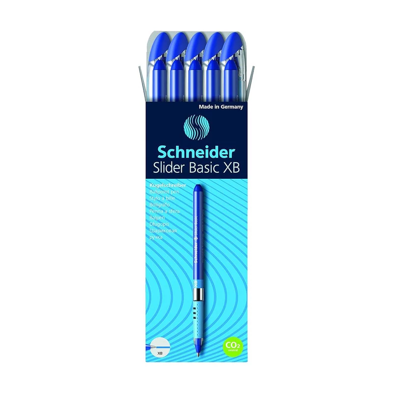 خودکار اشنایدر (Schneider) مدل Slider Basic XB آبی -2300(علم گستر)