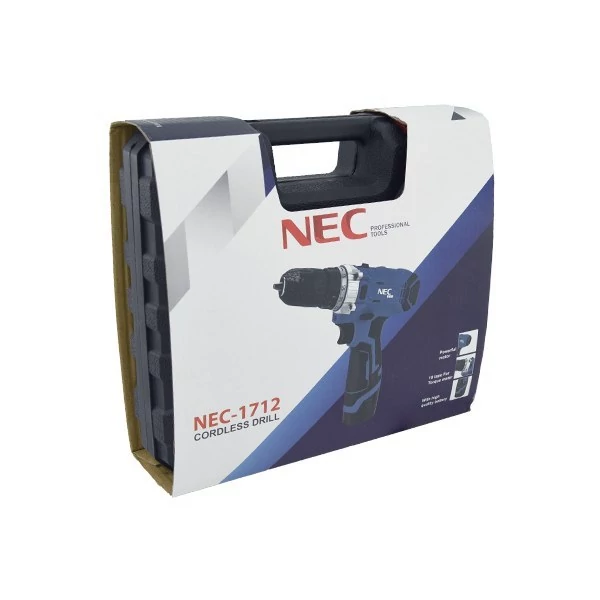دریل پیچ گوشتی شارژی ان ای سی (NEC) مدل 1712