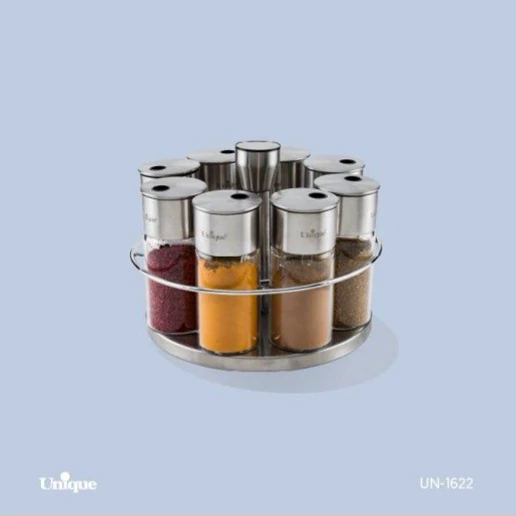 ست ادویه 8 عددی استیل گردان یونیک UN-1622 (پس کرایه)