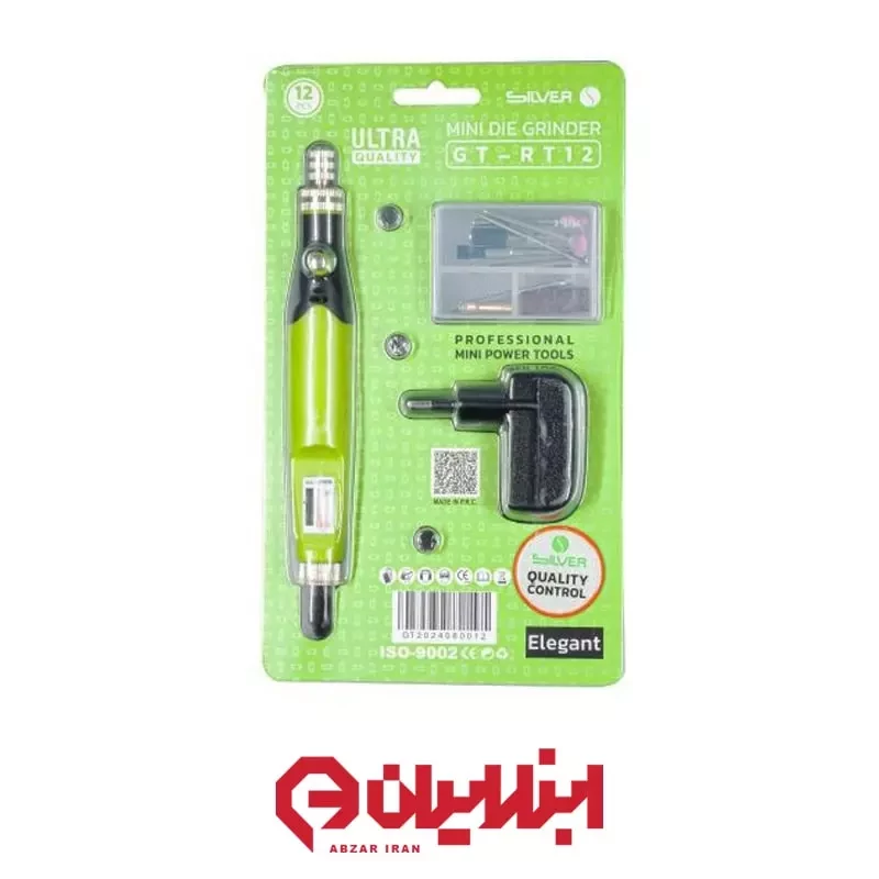 فرز انگشتی مینیاتوری 12 پارچه سیلور مدل GT RT12