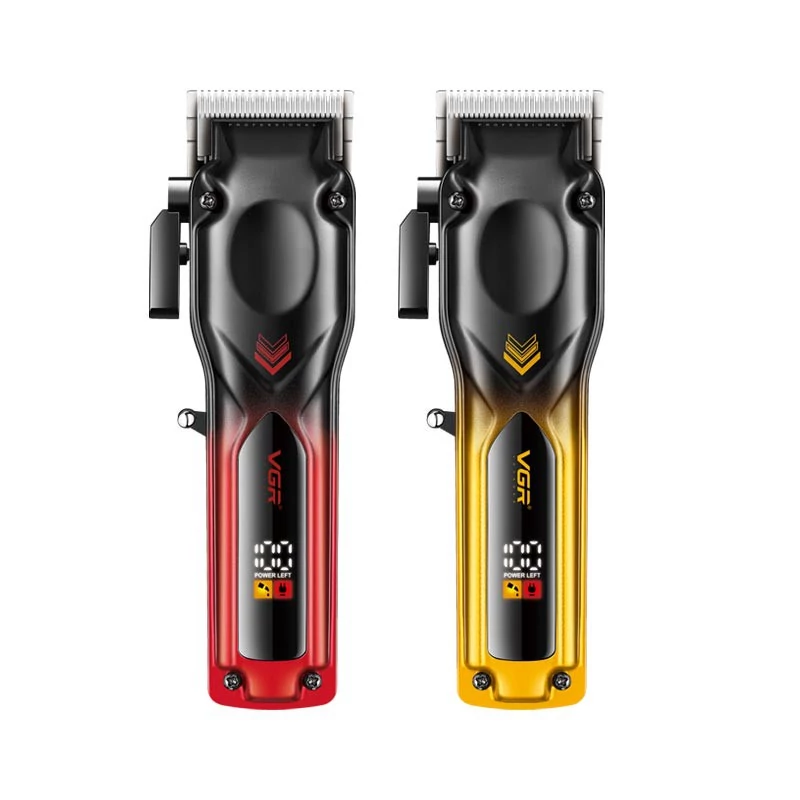 ماشین اصلاح حجم زن سر و صورت و ریش تراش وی جی آر خط زن شارژی V-656 ورژن جدید 656 ( خرید عمده و تکی گناوه مارکت )