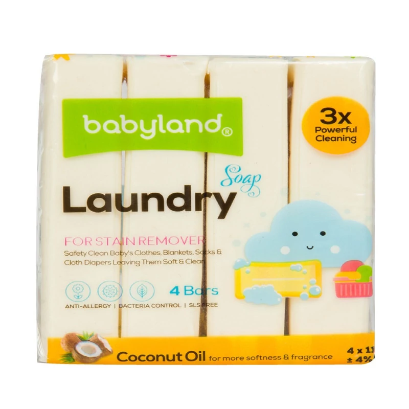 صابون رختشویی بسته 4 عدد بیبی لند