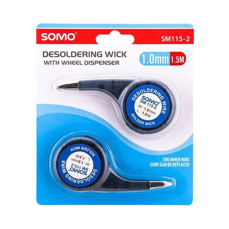 سیم قلع کش سایز 1.0mm سومو مدل SM115 (بسته 2 عددی)