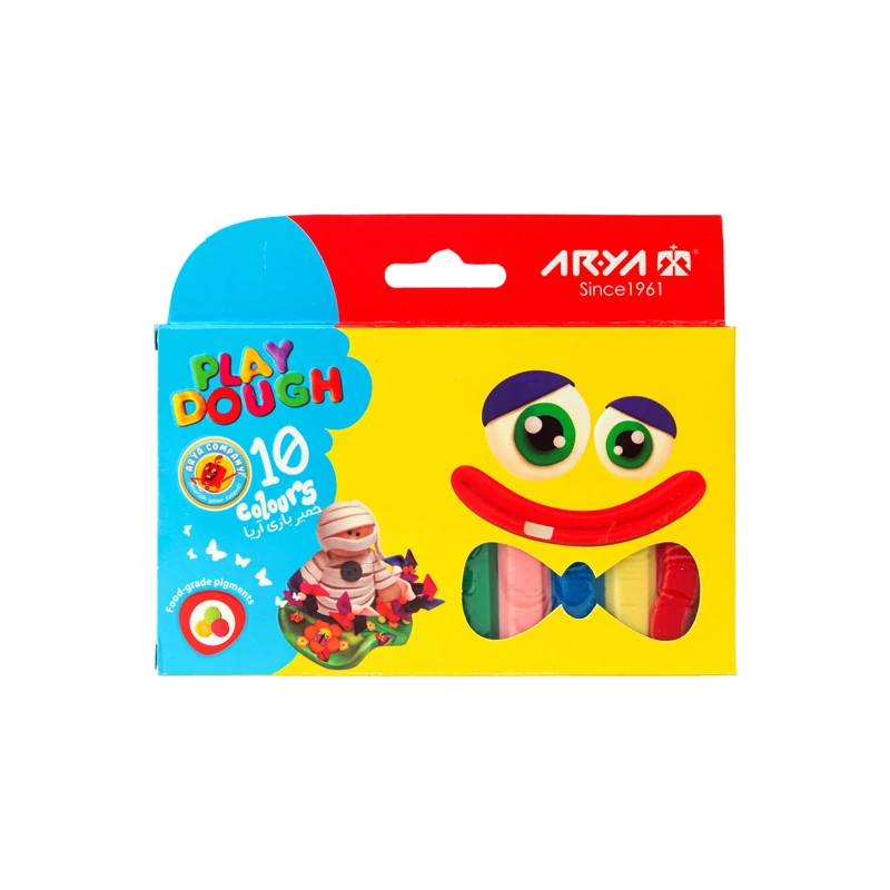 خمیر بازی 10 رنگ آریا 1048 arya