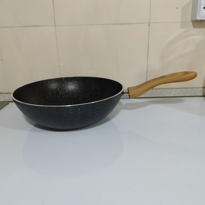 تابه تکدسته گرانیتی سایز 24 EVIZ اویز مدل فورج السا مشکی