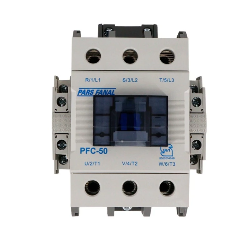 کنتاکتور 50 آمپر 3 فاز پارس فانال مدل PFC-50 بوبین