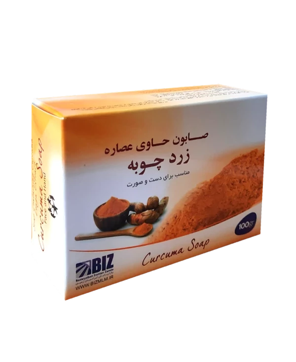 صابون دست و صورت زردچوبه 1عددی