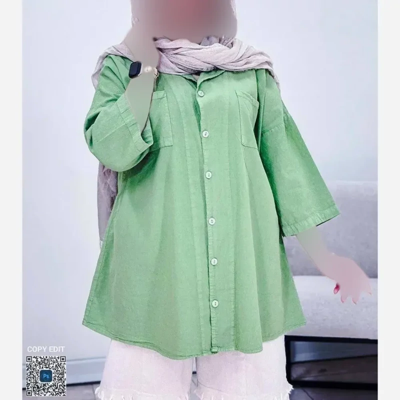 مانتو زنانه لینن پنبه
