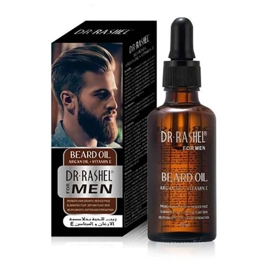 روغن ریش دکتر راشل مدل آرگان و ویتامین E حجم 50 میلی لیتر