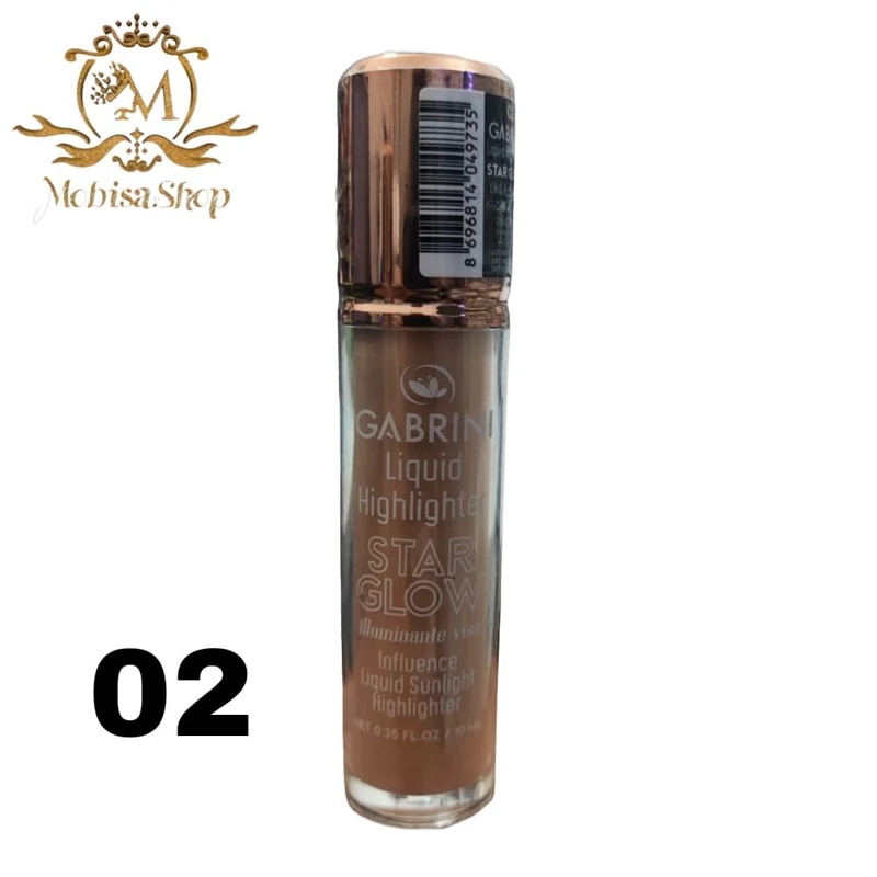 هایلایتر مایع گابرینی Gabrini مدل Star Glow شماره 02 حجم 10 میل