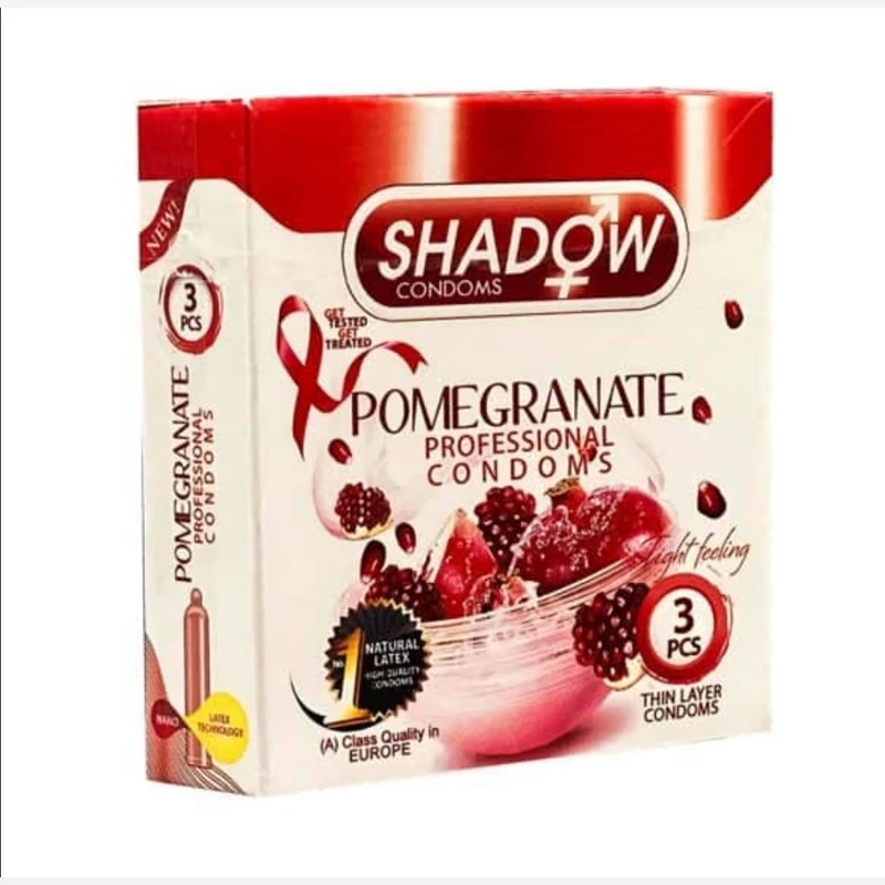 کاندوم شدو pomegranate بسته 12 عددی
