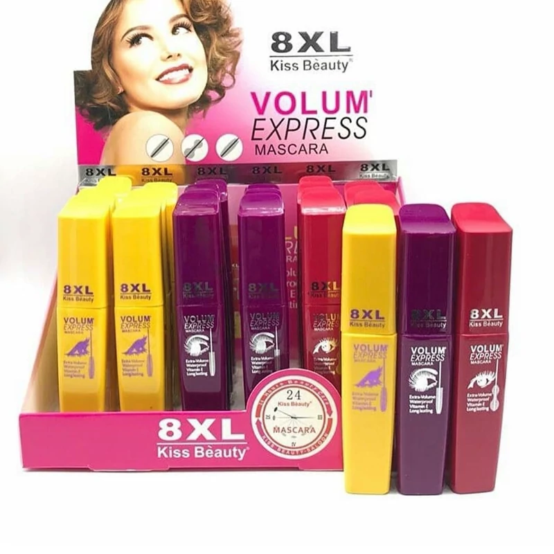 ریمل 8Xl کیس بیوتی دارای سه فرچه برفین 