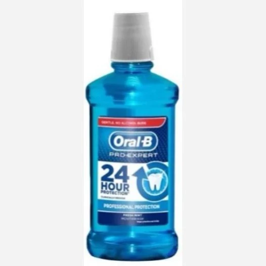 دهانشویه اورال بی مدل Pro Expert محافظت کامل حجم 500 میل (اصل) | Oral-B Pro Expert Mouthwash 500ml