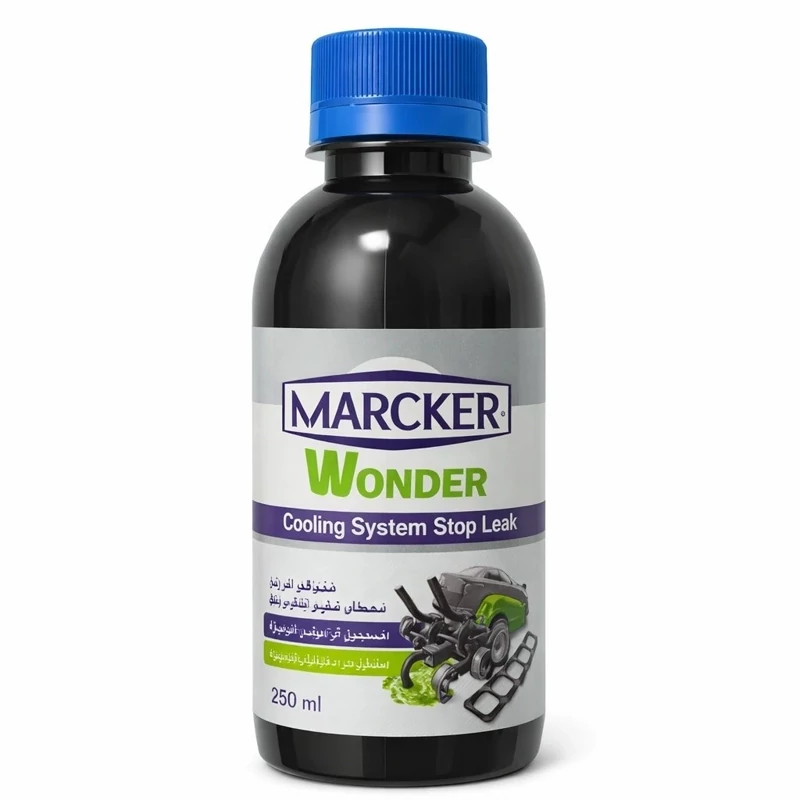 مایع نشت گیر رادیاتور خودرو مارکر مدل WONDER حجم 250 میلی لیتر