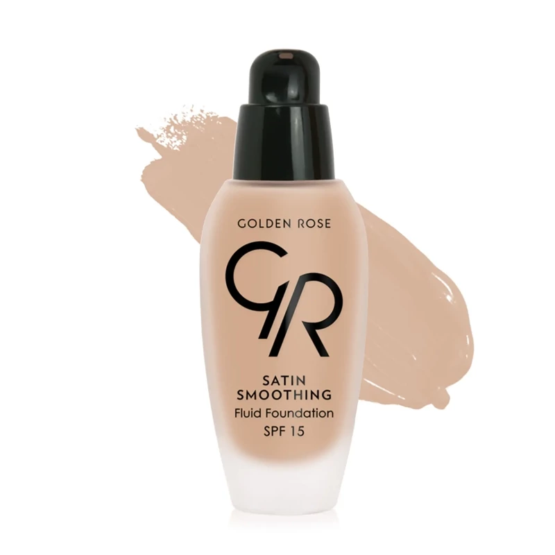 کرم پودر گلدن رز مدل Satin Smoothing Fluid شماره 22