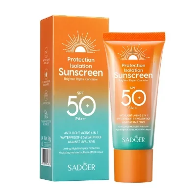 کرم ضد آفتاب SPF50 سادور  محافظ چند برابر پوست
