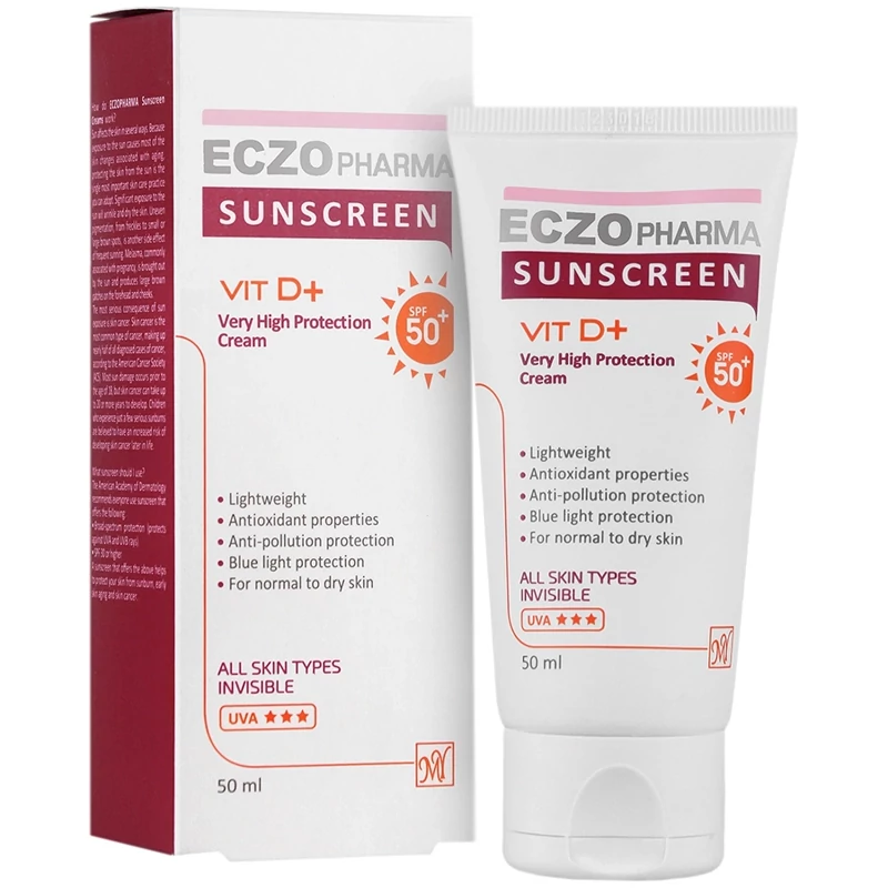 کرم ضد آفتاب اگزوفارما SPF50 مناسب انواع پوست