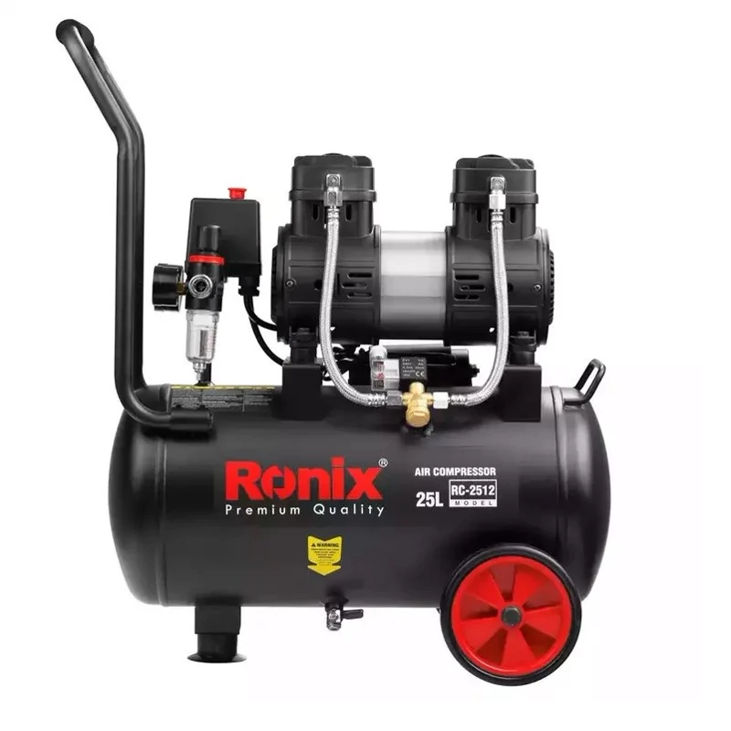 کمپرسور باد سایلنت 25 لیتری 1380 وات رونیکس مدل RC-2512 (12 ماه گارانتی)(پس کرایه)