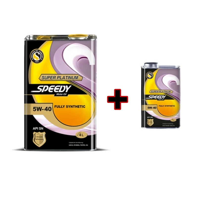 روغن موتور اسپیدی سوپر پلاتینیوم 5w30sn حجم 5 لیتر