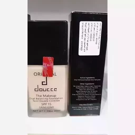 کرم پودر دوسه Doucce اصل SPF 15 پوشانندگی و رطوبت رسانی بالا (دوکاره)
