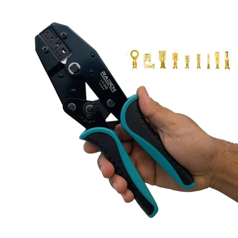 انبر پرس سر سیم برنجی کولری مدل RADEN LY-04B