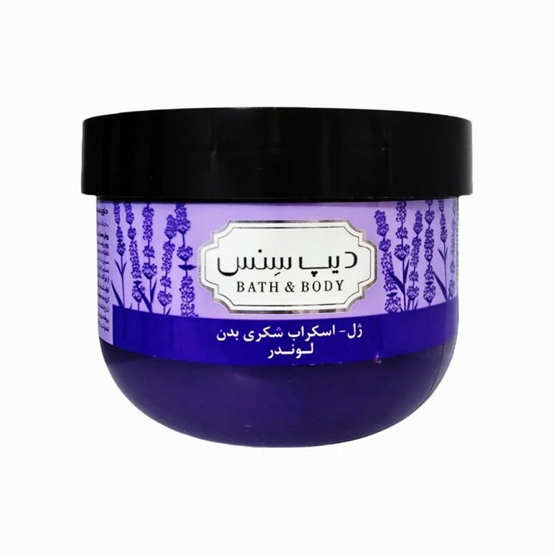 ژل اسکراب بدن دیپ سنس مدل لوندر حجم 250 میل