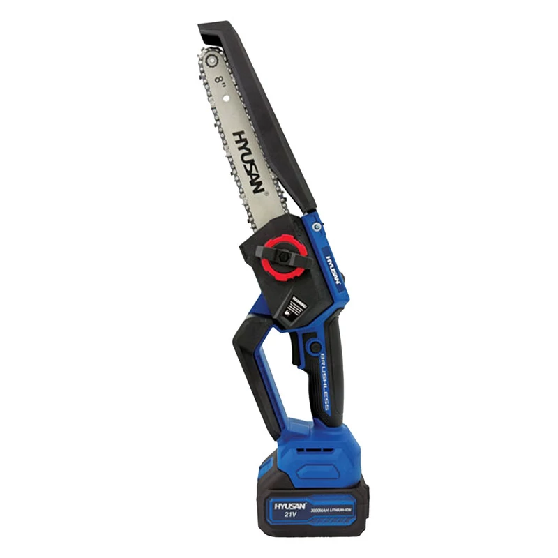 اره زنجیری شارژی هیوسان مدل تیغه 20 سانت کد HS-8021B مدل 1