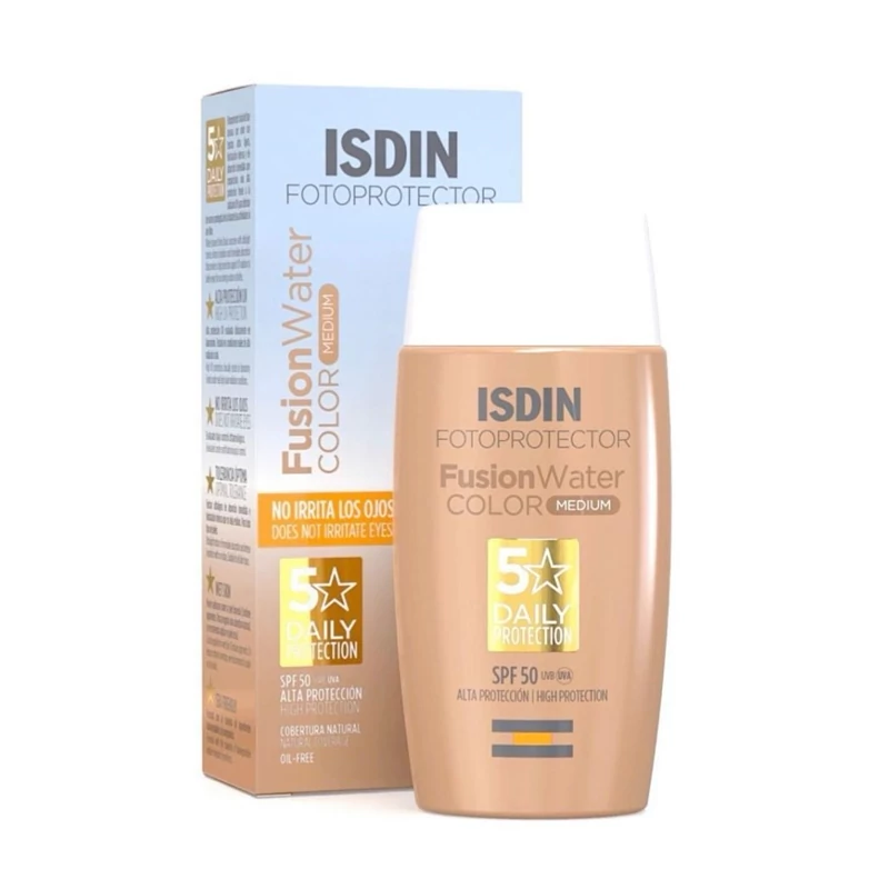 ضدآفتاب ایزدین فیوژن واتر رنگی ISDIN ( رنگی مدیوم ) 