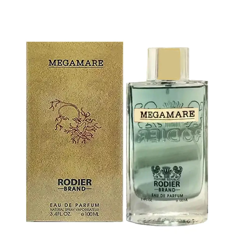 ادوپرفیوم زنانه و مردانه رودیر مدل Megamare با راحیه خنک حجم 100 میلیلیتر