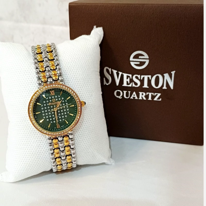 ساعت مچی زنانه SVESTON Mai سویستون دورسرامیک اصل میوتا  ژاپن مدل SV-19040L 