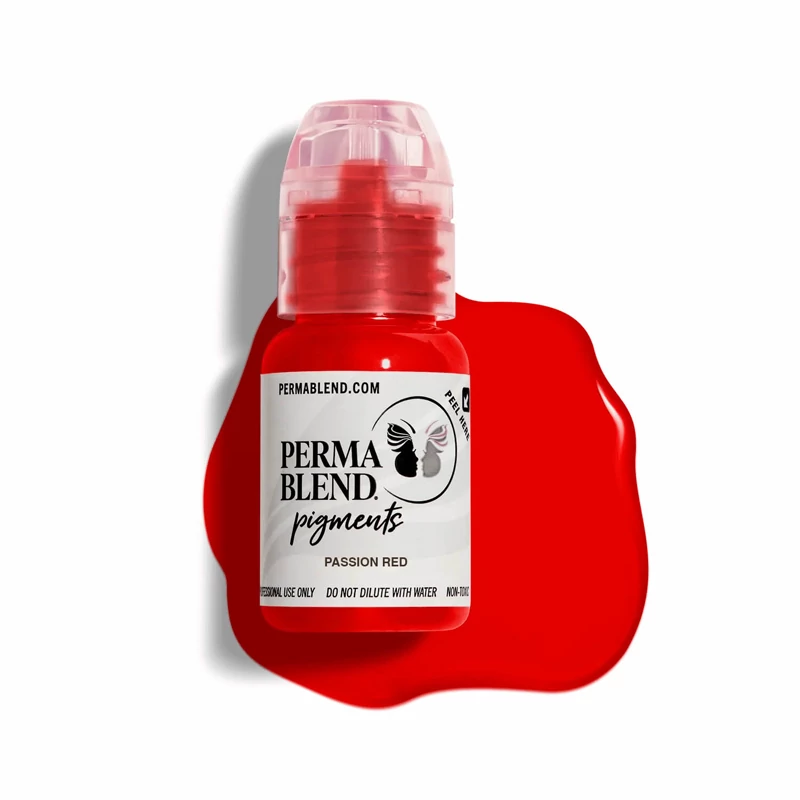 رنگ تاتو لب پشن رد Passion Red
