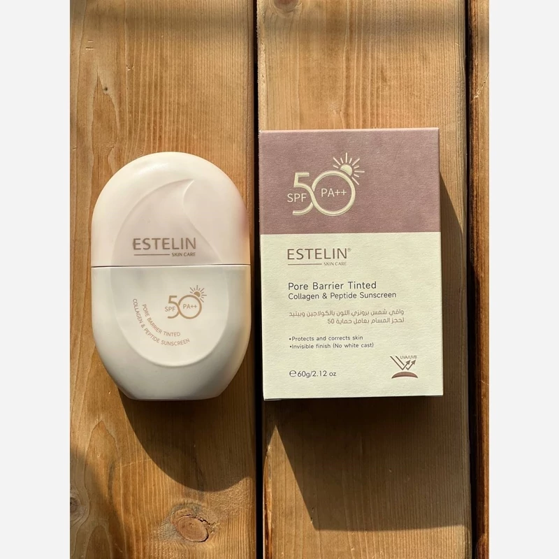  کرم ضدآفتاب رنگی کلاژن و پپتاید استلین وزن 60 گرم  حاوی کلاژن + پپتیدهای قوی برای محافظت و اصلاح پوست 