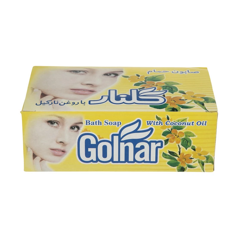 صابون حمام زرد طرح چهره گلنار6261101313190