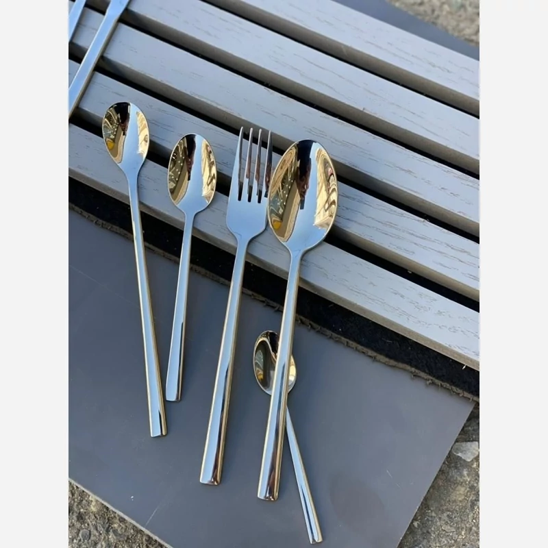 قاشق و چنگال استیل ضد زنگ یونیک مدل شیکاگو بسته 12 پارچه (پس کرایه)