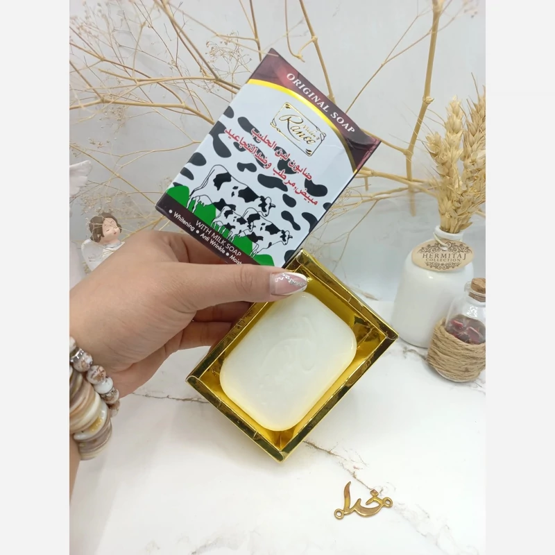 صابون شیر الاغ (روشن کننده) اصل برای انواع پوست ضد لک و جوش