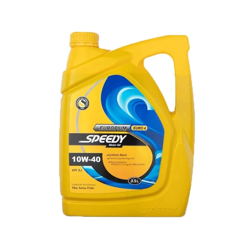 روغن موتور اسپیدی یوروپیوم 10W40 مدل API SJ حجم 3.5 لیتر (هزینه ارسال پس‌کرایه)